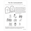 The Ten Commandments Story Cards with Stickers - Dive into God's Word
