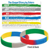 Silicone Bracelet & Card (KJV) - Gospel Story by Colors
