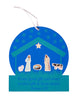 Love Came Down Snow Globe Nativity Ornament Craft assembled