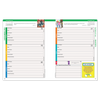 Week at a glance pages for 2024-25 elementary grades student planner