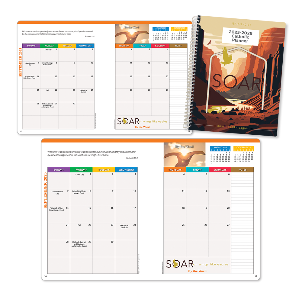 2025 26 catholic academic planner for elementary middle school nab