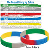  Silicone Bracelet & Card - Gospel Story by Colors
